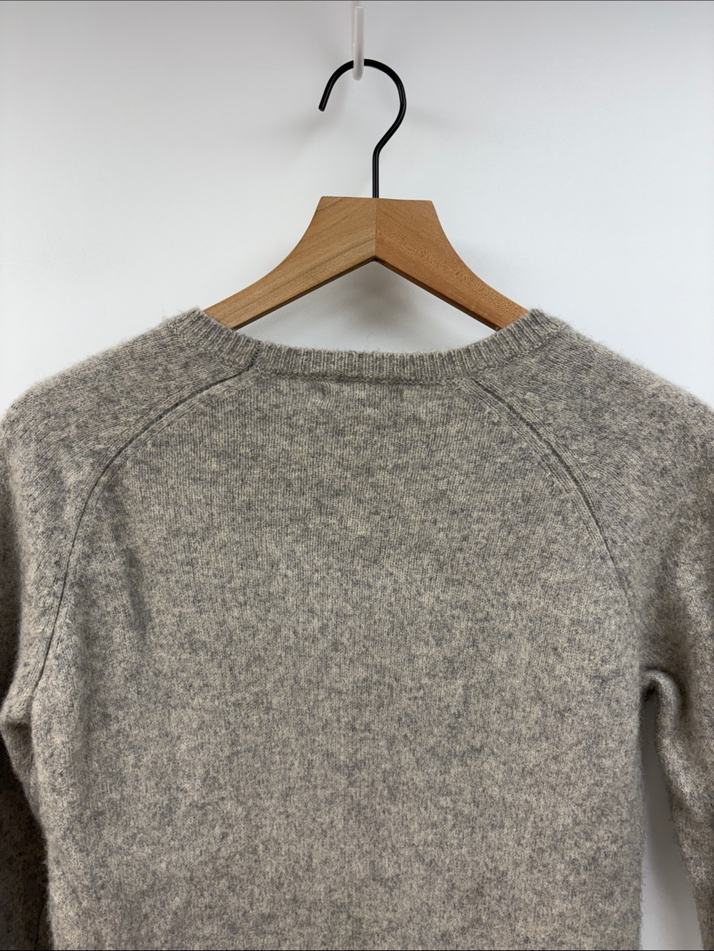 Quince 100% Yak Wool Crewneck Pullover Sweater Minimalist Heather Grey Medium - Picture 7 of 10